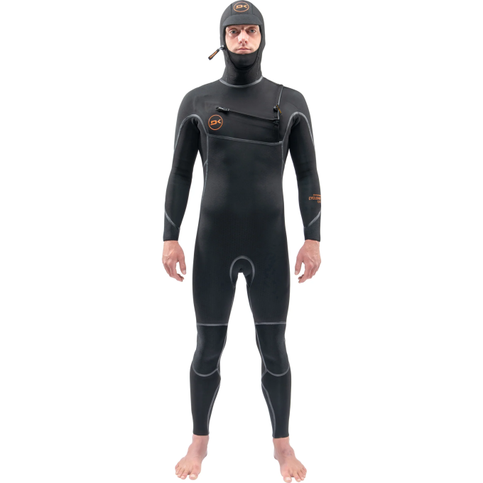 Гидрокостюм DAKINE MEN'S CYCLONE CHEST ZIP HOODED 5/4mm Black, размер L DK22M54HCZ (0604565591081)