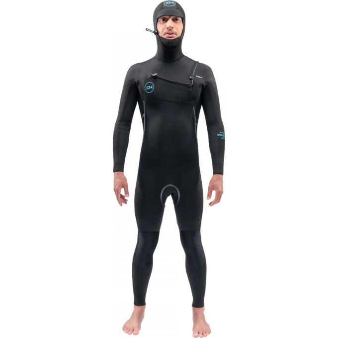 Гидрокостюм DAKINE MENS MISSION CHEST ZIP HOODED 6/5/4mm BLACK, S DK21M654HMZ (0604565451507)